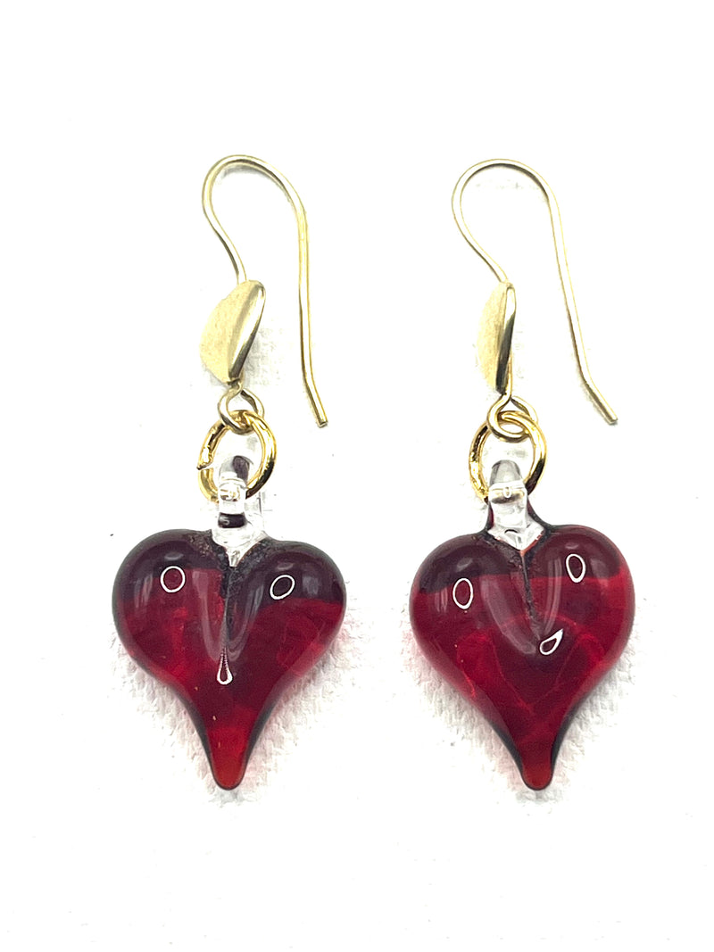 The Glass Heart Earrings