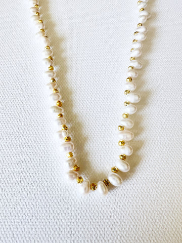 The Pearl & Gold Necklace