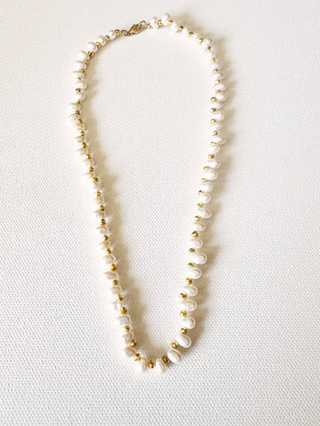 The Pearl & Gold Necklace