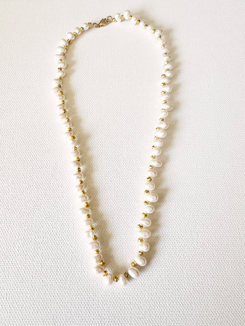 The Pearl & Gold Necklace