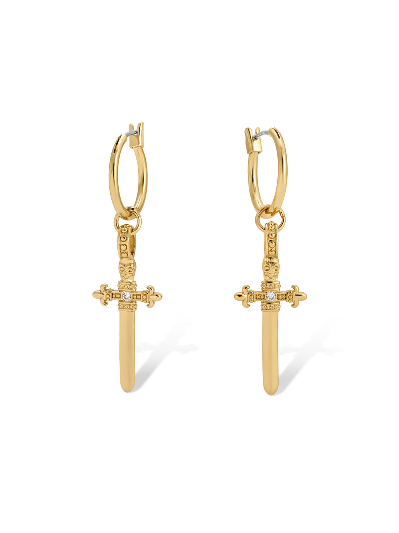 The Alexandra Hoop Earrings - Gold